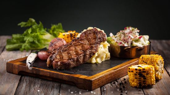 Steaks Sirloin Strip - Stacked